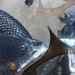 Portada inglesa de La serpiente y las alas de la noche